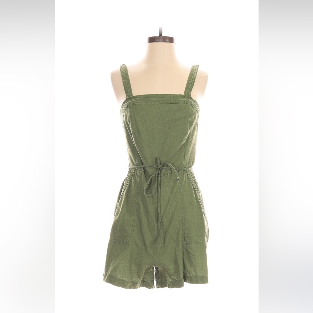 Old Navy Linen Romper Small Tall
